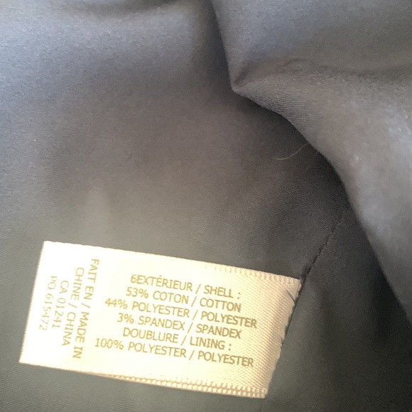 A line navy blue skirt - Picture 4 of 5